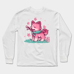 Spring Time Shiba Long Sleeve T-Shirt